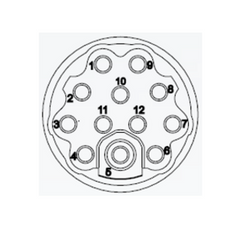 12 Position Size M17 DIN TE Connectivity