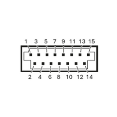 15 Position 2 Row Fl JAE