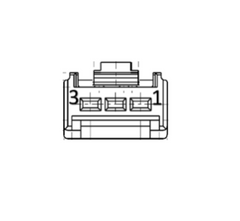 3 Position 1 Row 51111 Molex