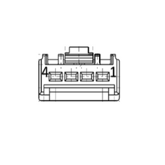4 Position 1 Row 51111 Molex