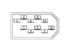 10 Position 2 Row SCR 3M
