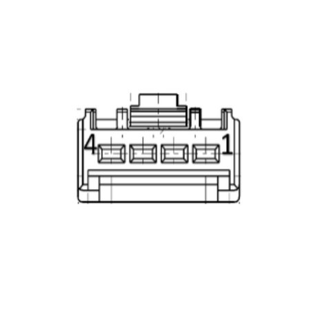 4 Position 1 Row 51111 Molex