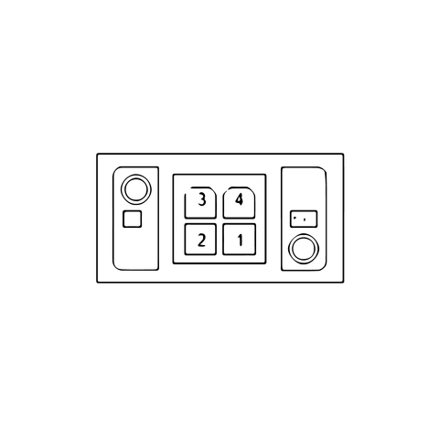4 Position Brake Molex MXJ Series - BRAKE