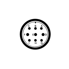9 Position Size 24 MS-Threaded Amphenol