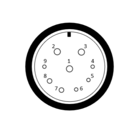 9 Position Size 28 Push-Pull Amphenol