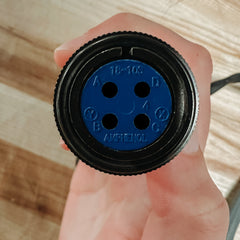 4 Position Size 18 Amphenol MS Power Connector